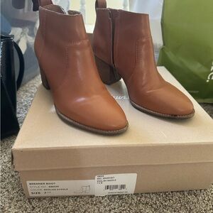 Madewell Brenner Boot in English Saddle, size 7.5
